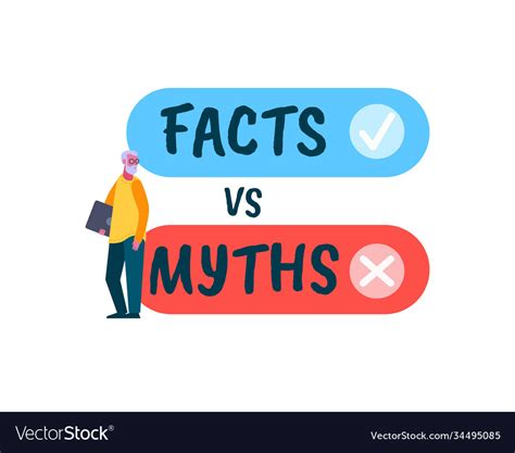 Fact Vc Myth Poster Battle Realism And Fantasy Vector Image