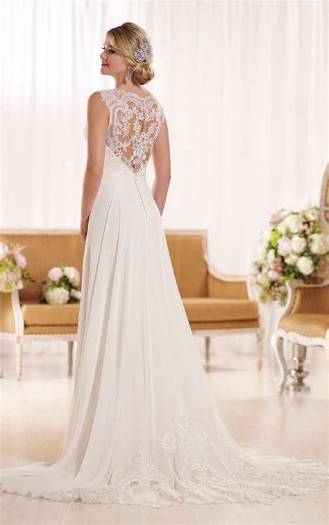 It is a sleeveless dress. Designer Beach Wedding Dress | Wedding Dresses | Essense ...