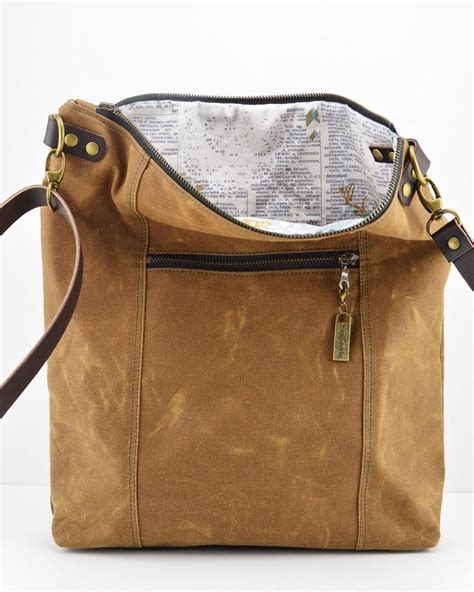Redwood Tote Pdf Pattern Leather Bag Pattern Emmaline Bags Tote Bag