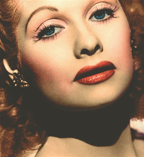 A Blog About Lucille Ball Color Close Up Of Lucille Ball