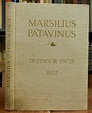 defensor pacis von marsilius patavinus - ZVAB