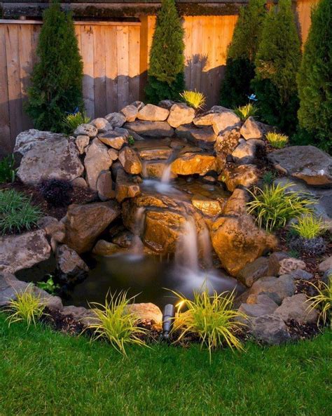 Amazing Backyard Ponds And Water Garden Landscaping Ideas Bathroom Waterfalls