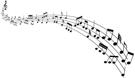 Decorative Music Notes Png Clip Art Pentagramas Musicales Partituras