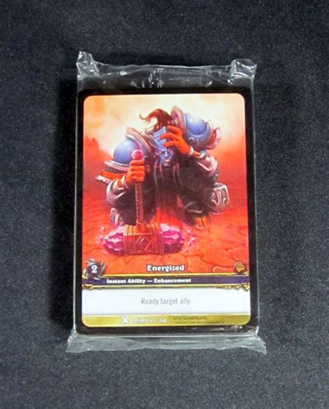 World Of Warcraft Wow Tcg Energized Drums Of War Promo Extended