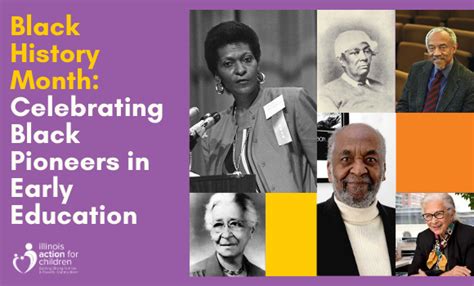 Celebrating Black History Month Pioneers In Early Childhood Education