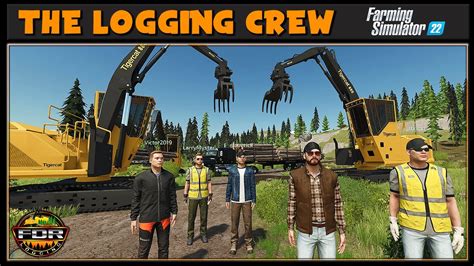 Dueling Tigercat Log Loaders Logging Crew 12 Farming Simulator 2022