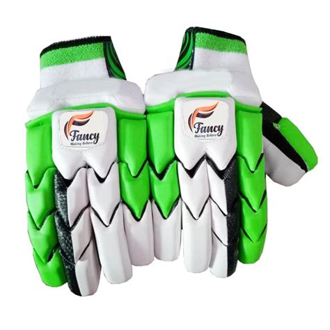 Fancy Super Soft Sheep Leather Green Cricket Batting Gloves Size Medium At Rs 850pair In Meerut