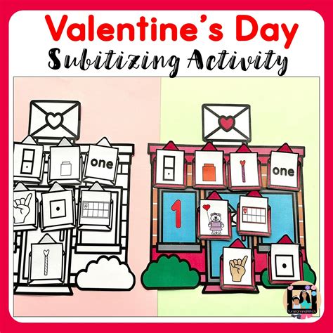 Valentines Day Subitizing Math Activity Made By Teachers Math