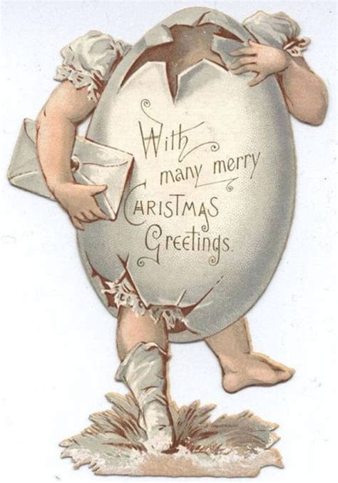 weird and creepy christmas cards from the victorian era 57 pics