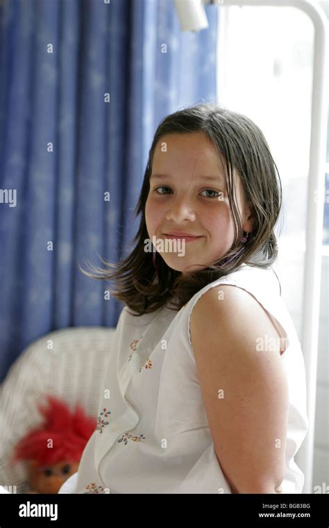 Portrait Cute Caucasian Preteen Girl Smiling At Home Seriecvs217069
