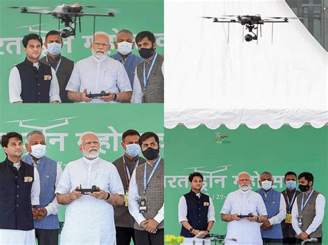 Bharat Drone Mahotsav 2022 From Drone Taxi To Drone Ambulance Top