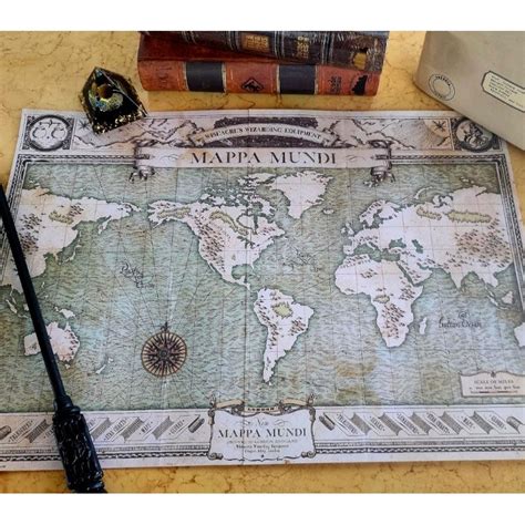 Mapa Mundi Do Newt Scamander Shopee Brasil