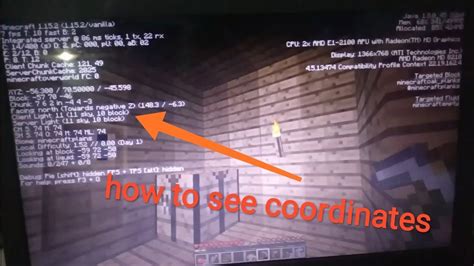 How To See Coordinates In Minecraft Java Edition In Hindi Youtube