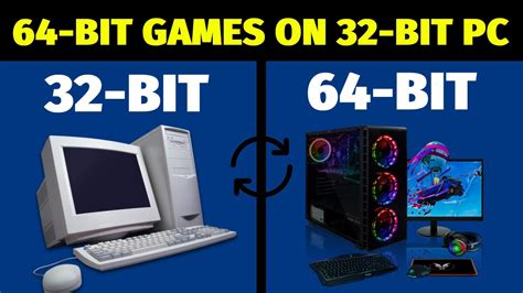 How To Play 64 Bit Games In 32 Bit Pc Solved 2023 Youtube