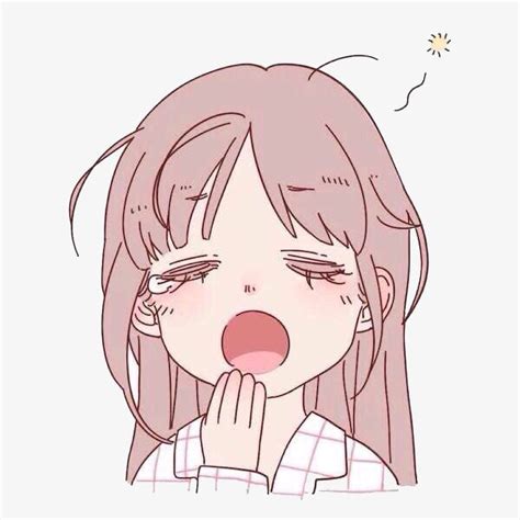 Yawn Girl In 2019 Anime Art Anime Anime Chibi
