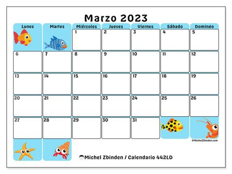 Calendario Marzo De 2023 Para Imprimir “48ld” Michel Zbinden Uy