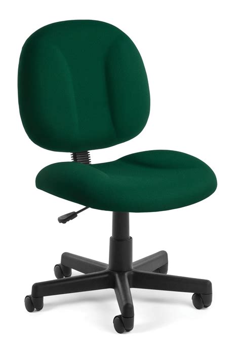 Ofm Comfort Series Model 105 Armless Task Office Chair Green