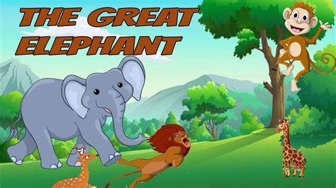 The Great Elephant Story In English Elephant And Friends Story In