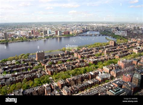 Aerial View Of Boston Stock Photo Alamy