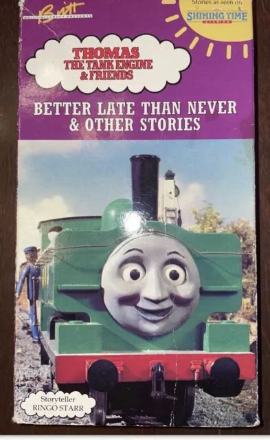 THOMAS THE TANK Engine Better Late Than Never Other Stories VHS