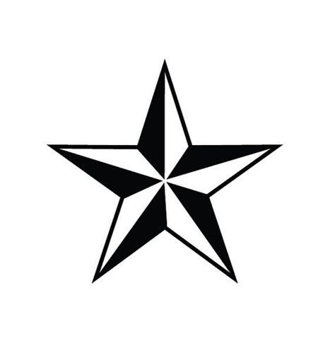 Set Of 2 Nautical Star Vinyl Decal Choose Size And Color Nautical Star
