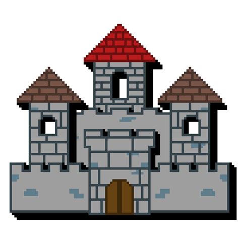 Castle Pixel Art Png