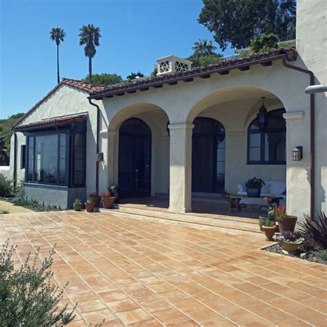 Spanish Colonial Retreat Malibu Hills Mediterranean House Exterior Los Angeles By