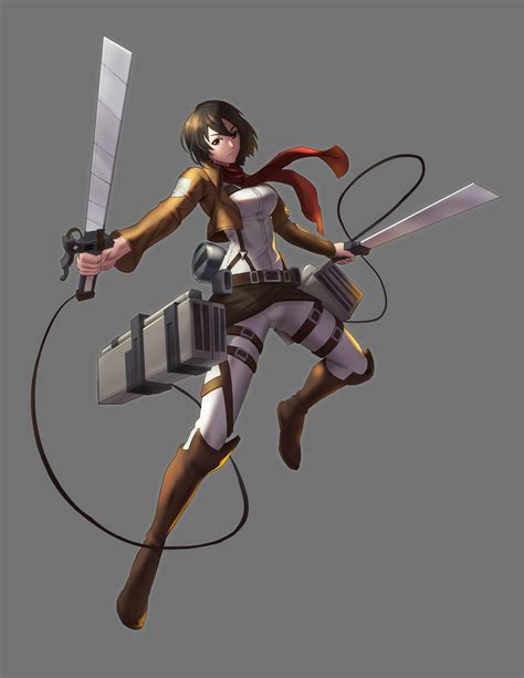 Mikasa Ackerman Shingeki No Kyojin Drawn By Chyan22947
