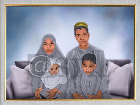 Detail Lukisan Karikatur Keluarga Koleksi Nomer 4