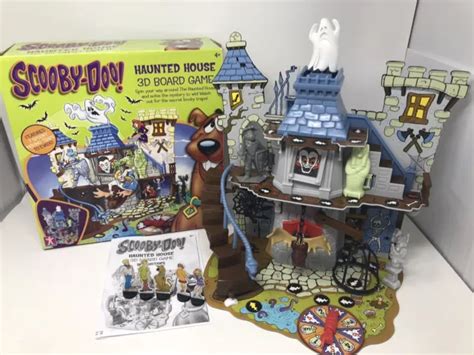 Scooby Doo And Gang “haunted House” Multi Level 3d Board Game Scary