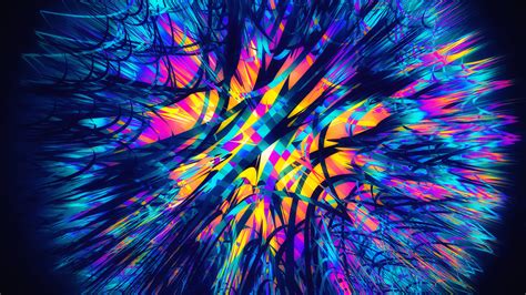 Neon Ribbons 4k Wallpapers Hd Wallpapers Id 26646