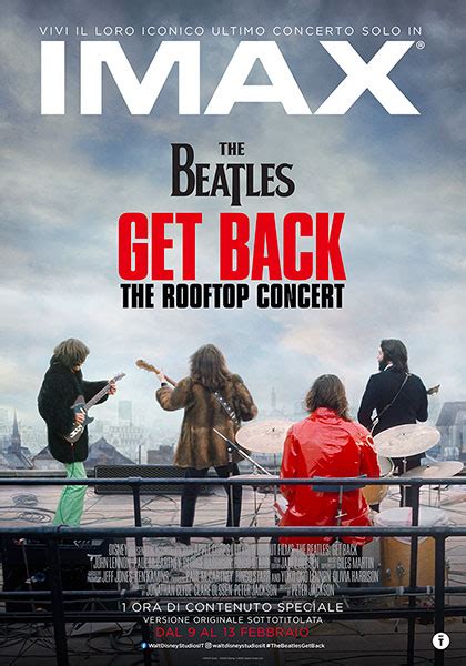 Poster The Beatles Get Back The Rooftop Concert