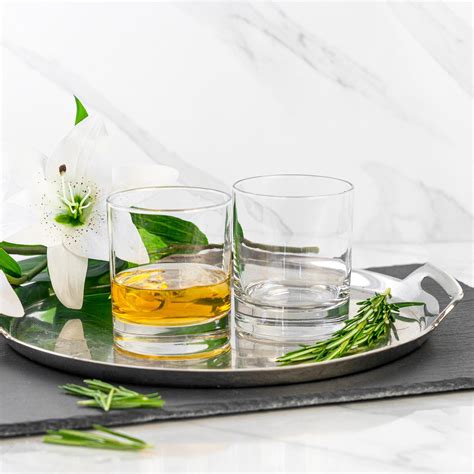 Whisky Tumbler Glass Whiskey Drinking Glasses 305ml Set Of 6 Lav Ada