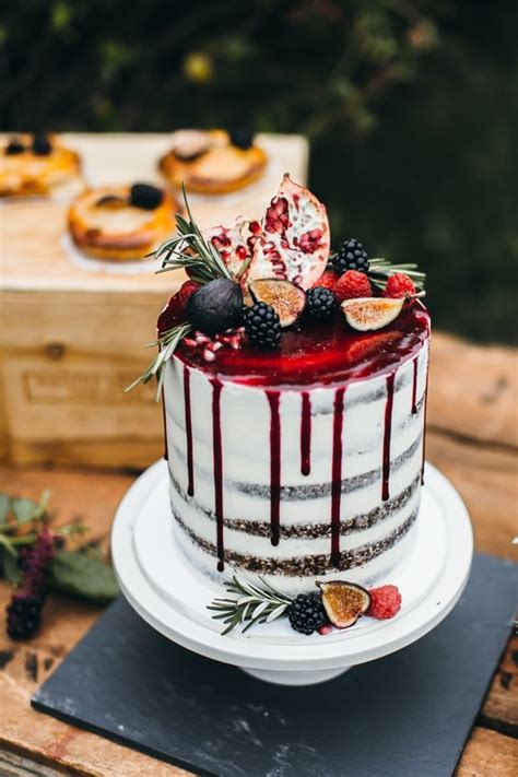 62 delicious semi naked wedding cakes weddingomania