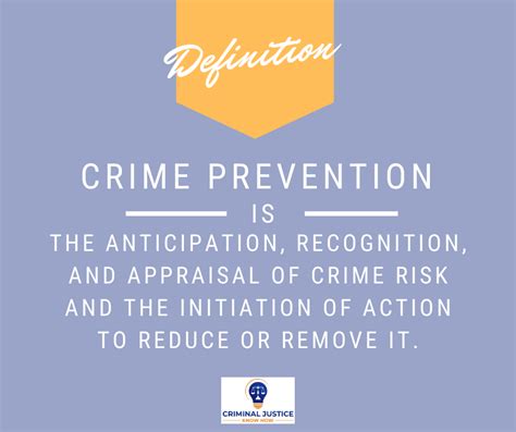 Crime Prevention An Overview Criminal Justice Know How