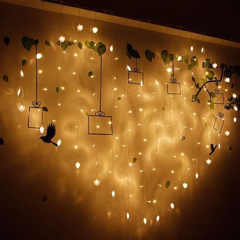 Led lighting from collingwood enhances architecture and landscapes with long life, energy efficient illumination. 2x1m 128 led heart shape light string 220v curtain light ...