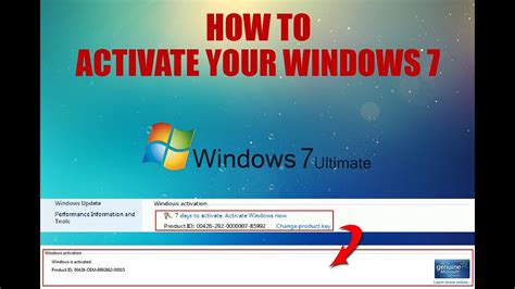 How To Activate Your Windows 7 Ultimate Make It Genuine Windows 7