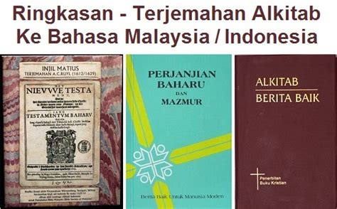 Ayah asked me questions in bahasa malaysia and i answered them in english. domba2domba: Ringkasan - Terjemahan Alkitab Ke Bahasa ...