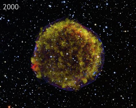Chandra Captures Expanding Debris From Tychos Supernova Remnant