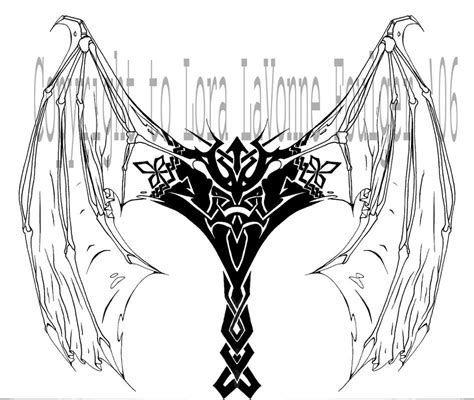 Celtic Folded Demon Wings By Lavonne On Deviantart