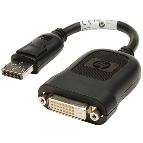 Hp Display Port To Dvi D Adapter 20pin Displayport Male 24pin Female