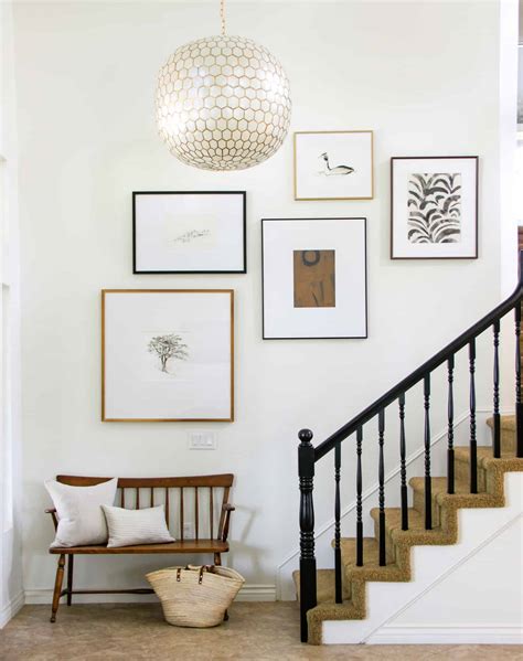 Staircase Gallery Wall Layout Wildflower Home