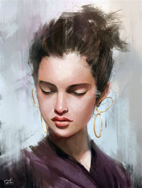 How To Paint These 21 Digital Portraits Step By Step Digital Portrait Digital Painting