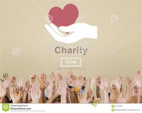 Charity Relief Support Donation Charitable Aid Concept Stock