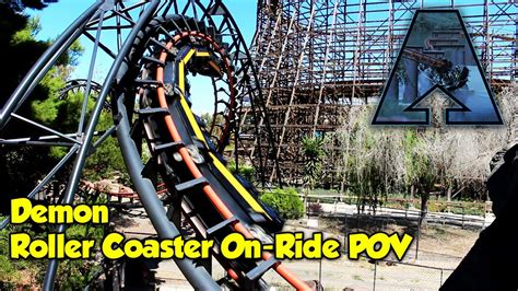 Demon Roller Coaster 4k On Ride Pov California S Great America [arrow Bonus Content] Youtube