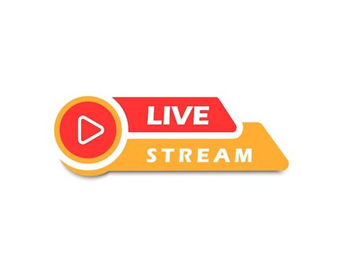 Premium Vector Live Stream Logo Streaming Icon Vector Illustration