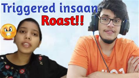 Triggered Insaan Roast Payal Zone Roast Shubham Prajapat Youtube