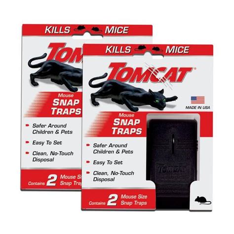 Tomcat Mouse Snap Trap 2 Pack Vb00034 The Home Depot