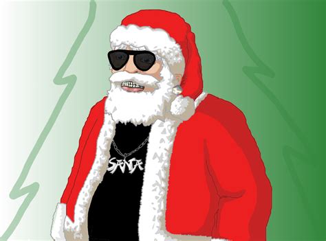 Santa Gone Gangsta By B0bjones On Deviantart