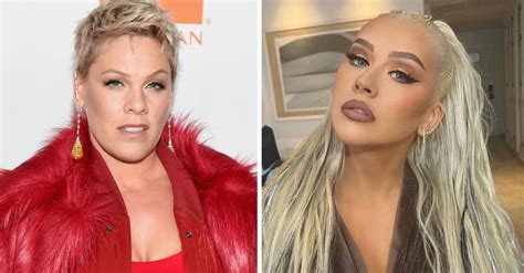 Pink Responds After Shes Accused Of Shading Christina Aguilera In